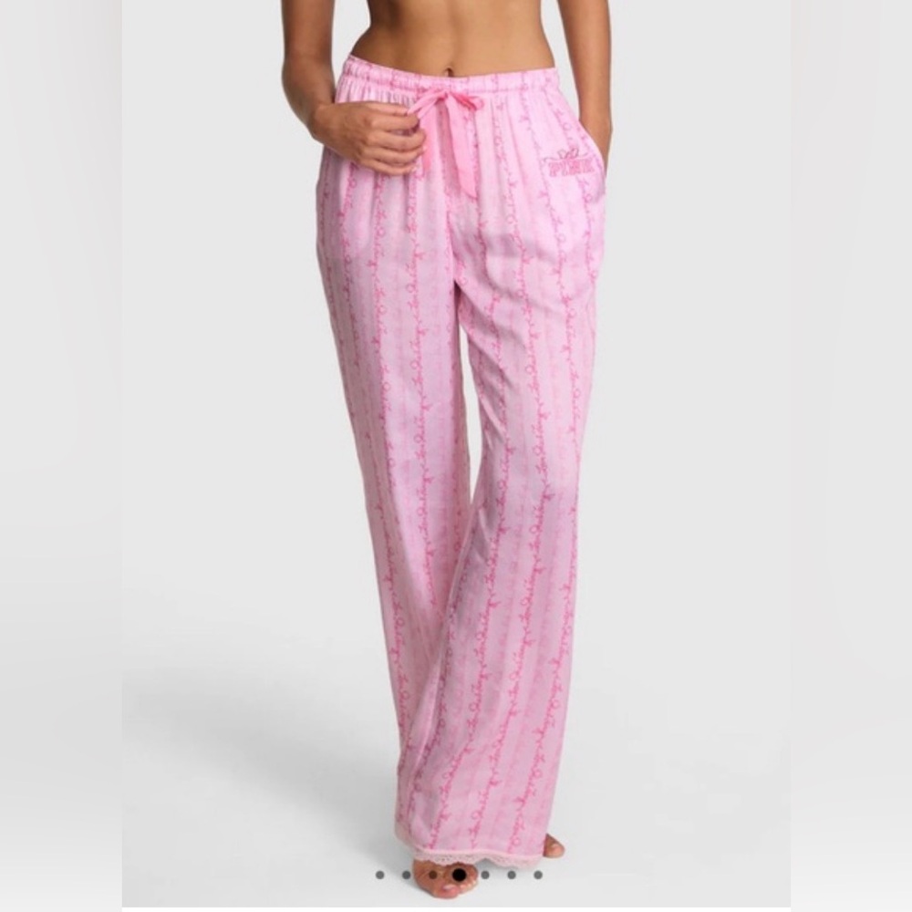 NWT Pink x Love Shack Fancy pink pj pants